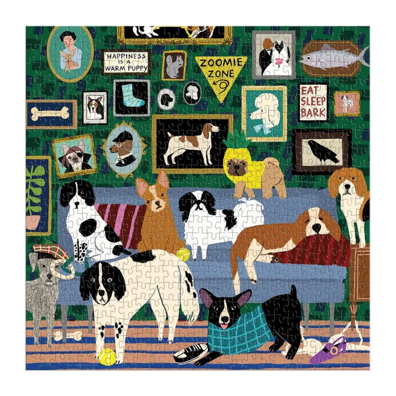 Lounge-Hunde – 500-teiliges Puzzle