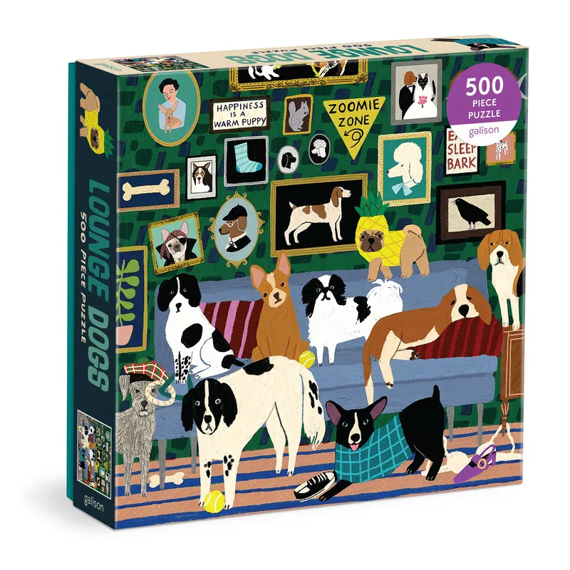 Lounge-Hunde – 500-teiliges Puzzle