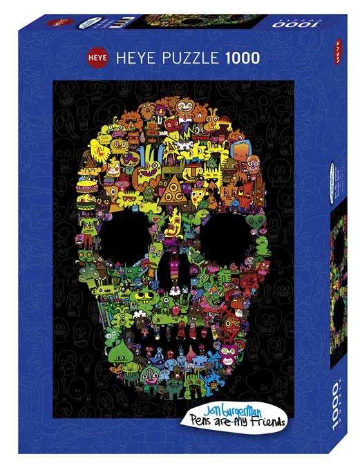 Jon Burgerman - Doodle Skull