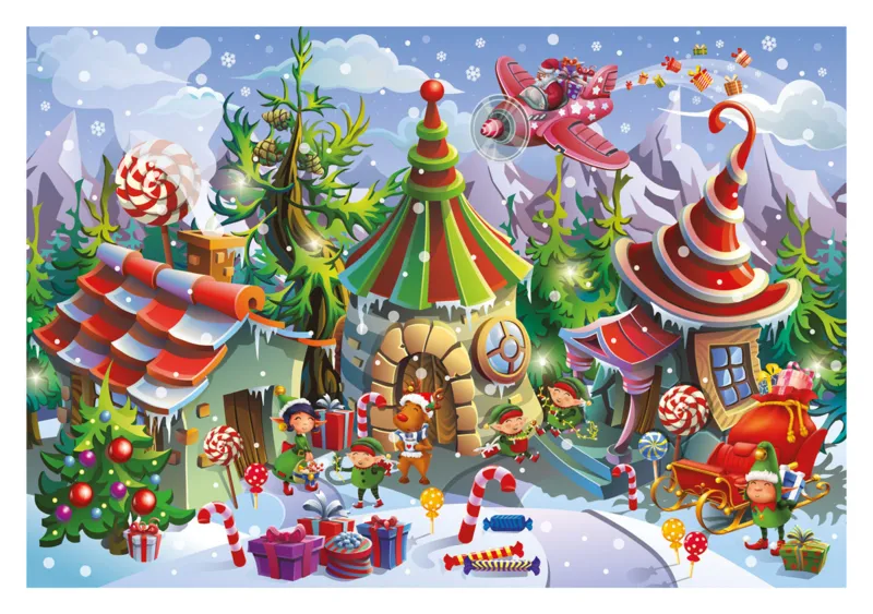 XXL Teile - Special Edition - Christmas Elf Village