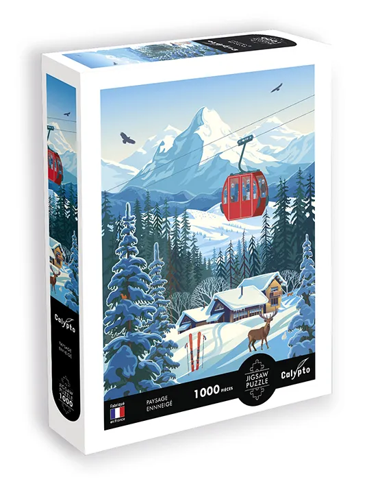 Illustration - Schneelandschaft