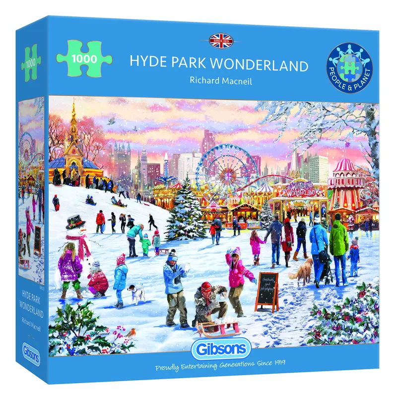 Schnee im Hyde Park