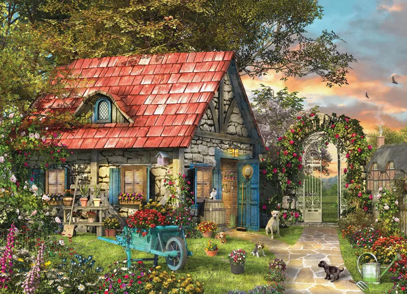 XXL Teile - Family Puzzle: Dominic Davison - The Country Shed