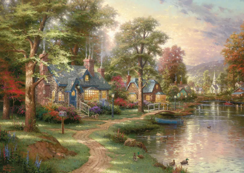 Thomas Kinkade: Am See
