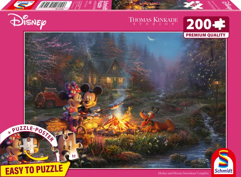 Disney - Mickey & Minnie Süße Liebe am Lagerfeuer - Eco-Friendly