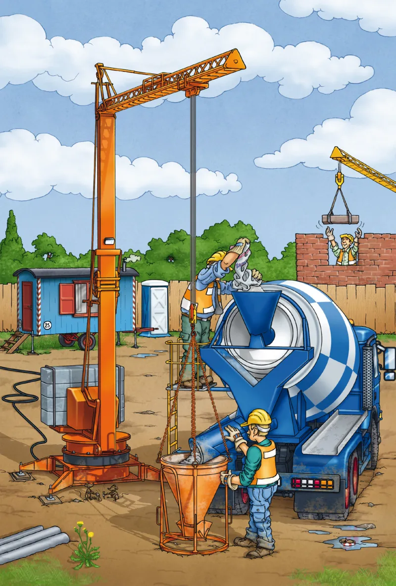 3 Puzzles - Auf der Baustelle