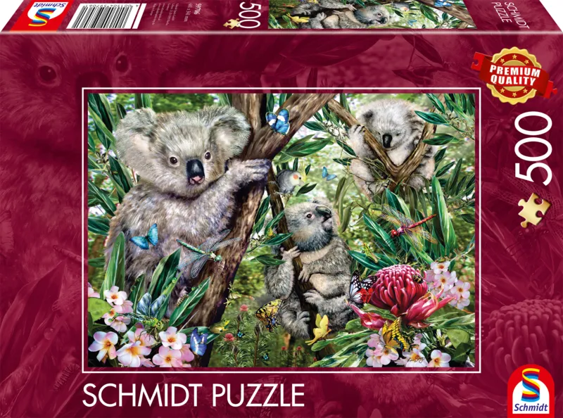 Süße Koala-Familie