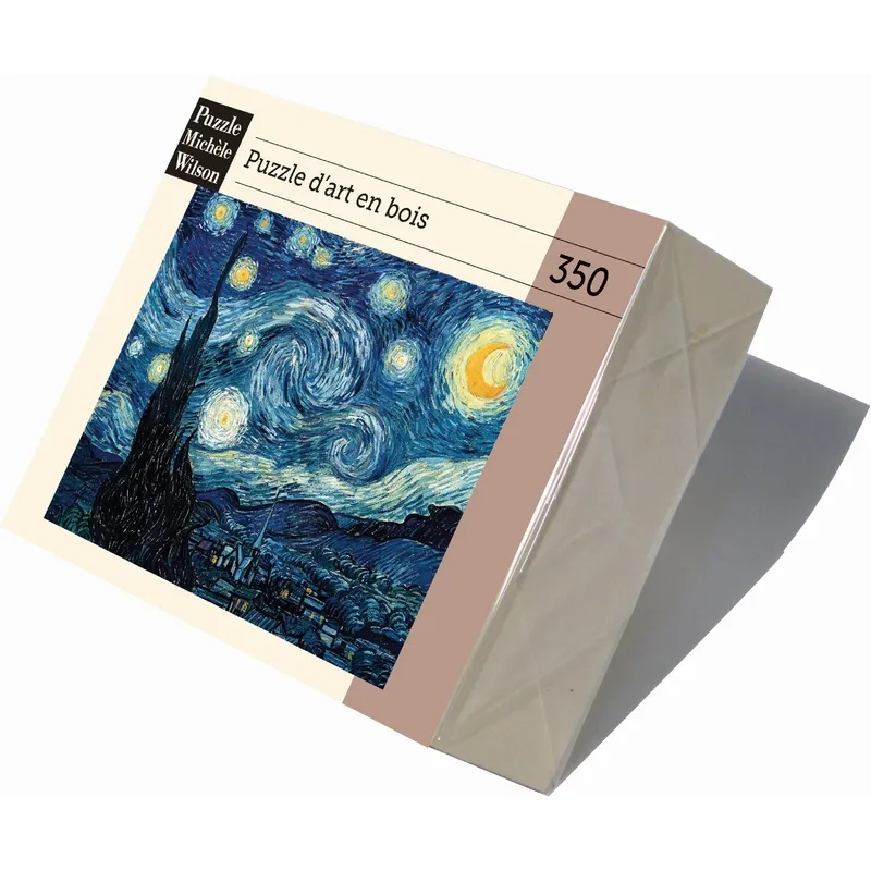 Handgeschnittenes Holzpuzzle - La Nuit Etoilée, Vincent Van Gogh
