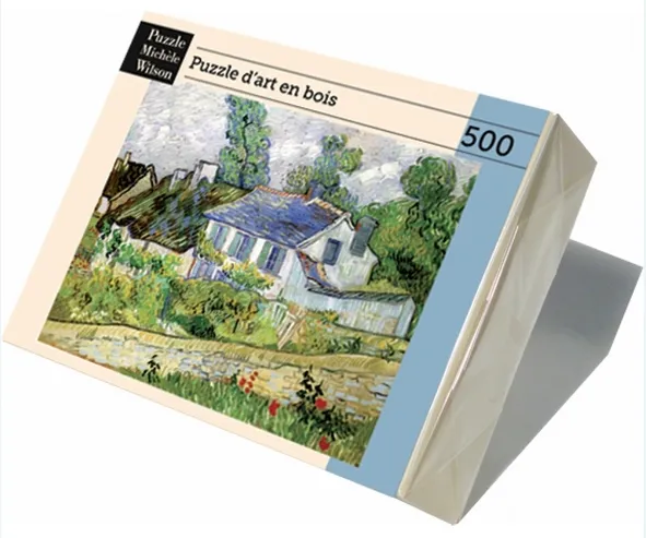 Handgeschnittenes Holzpuzzle - Maison À Auvers, Vincent Van Gogh