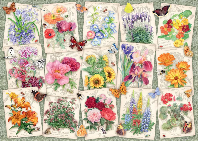 Blumenplakate
