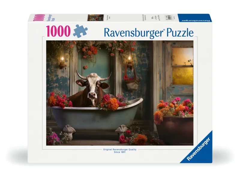 Die Kuh in der Badewanne