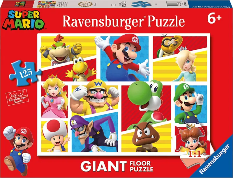 Riesen-Bodenpuzzle - XXL Teile - Super Mario