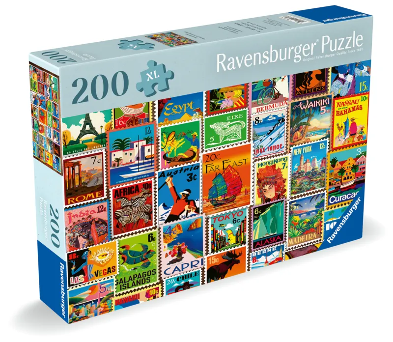 Wellness & Puzzle - Briefmarken aus aller Welt