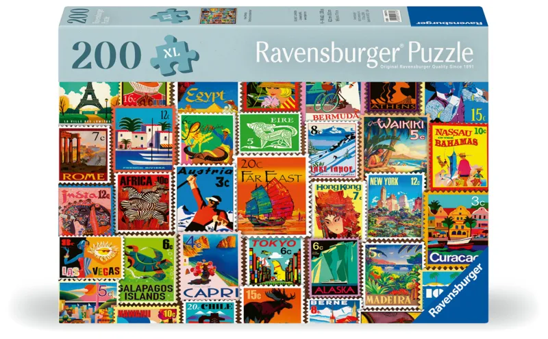 Wellness & Puzzle - Briefmarken aus aller Welt