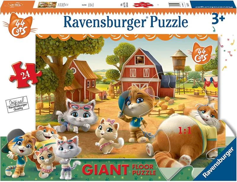 Giant Floor Puzzle - 44 Cats