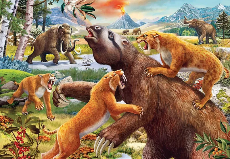 2 Puzzles - Dinosaurs