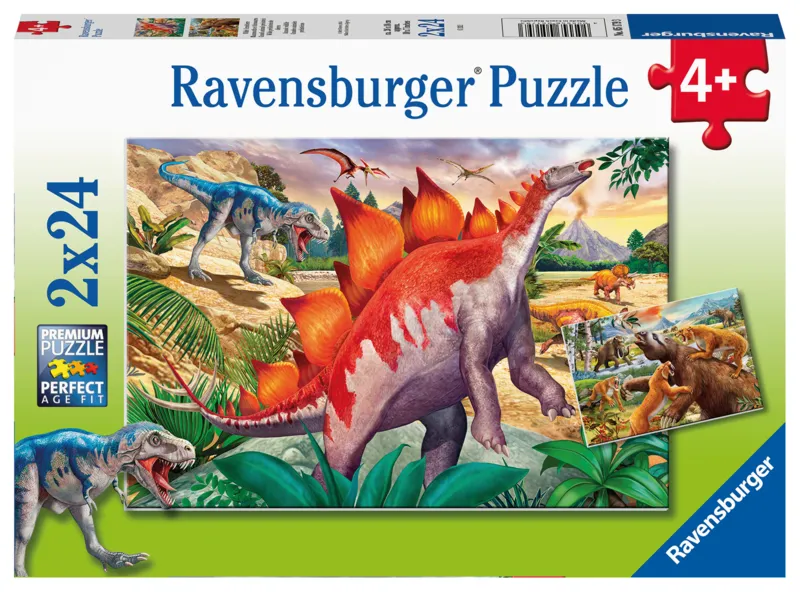 2 Puzzles - Dinosaurs