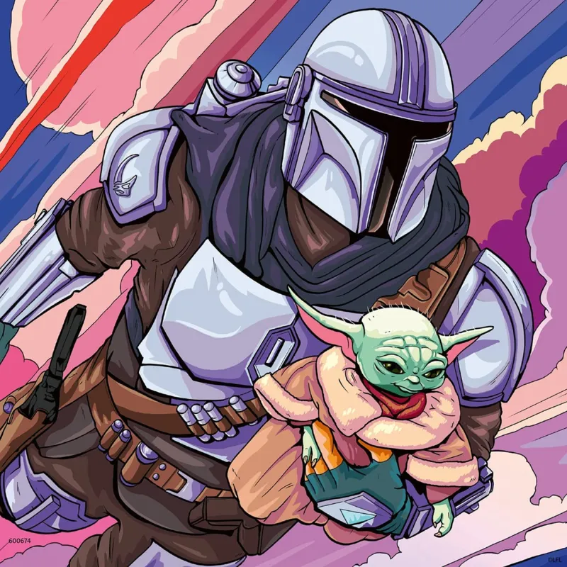 3 Puzzles - Star Wars - The Mandalorian