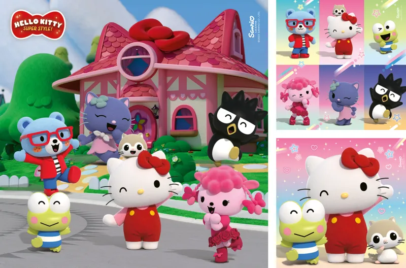 3 Puzzles - Hello Kitty