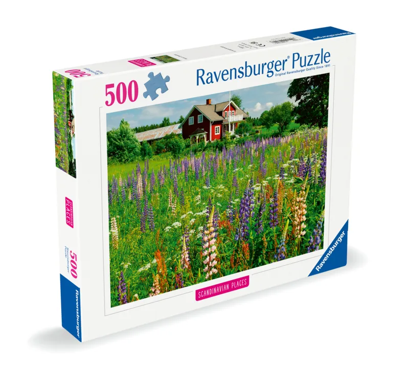 Bauernhof in Schweden (Puzzle Highlight, Scandinavian)