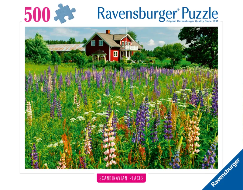 Bauernhof in Schweden (Puzzle Highlight, Scandinavian)