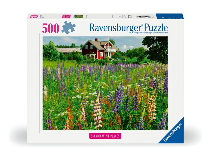 Bauernhof in Schweden (Puzzle Highlight, Scandinavian)