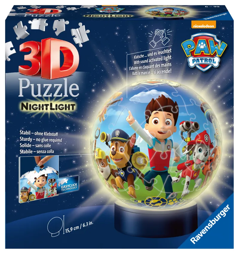 3D Puzzle mit LED - Paw Patrol