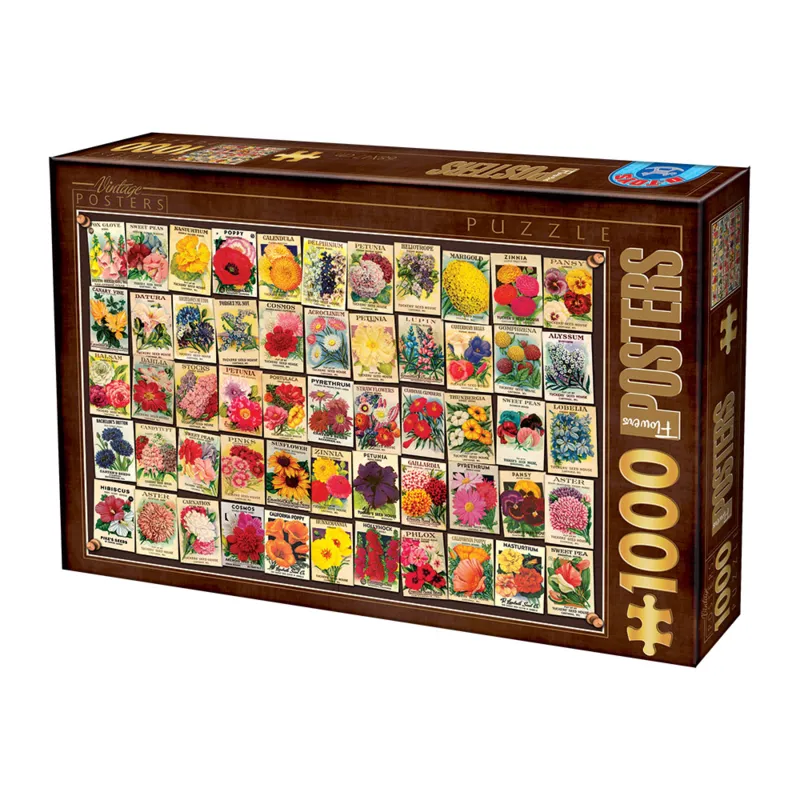 Vintage Collage - Blumen