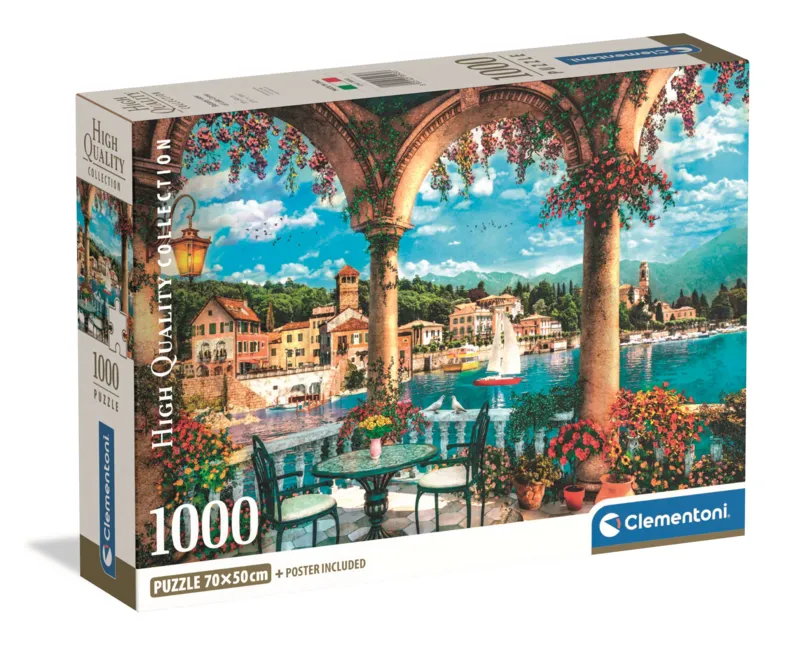 Balkon Mit Blick Auf Den Comer See