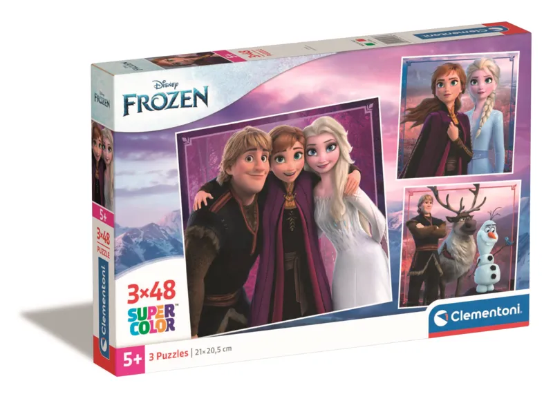 3 Puzzles - Frozen - Die Eiskönigin