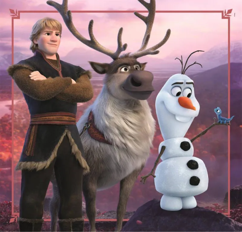 3 Puzzles - Frozen - Die Eiskönigin