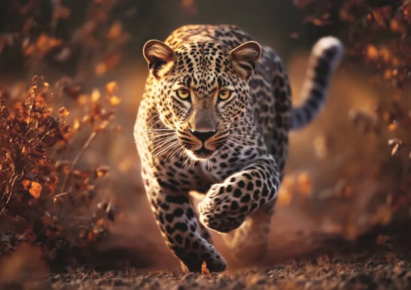 Foto-Odyssee: Wilder Leopard