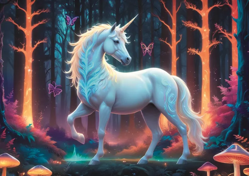 Mystisches Einhorn