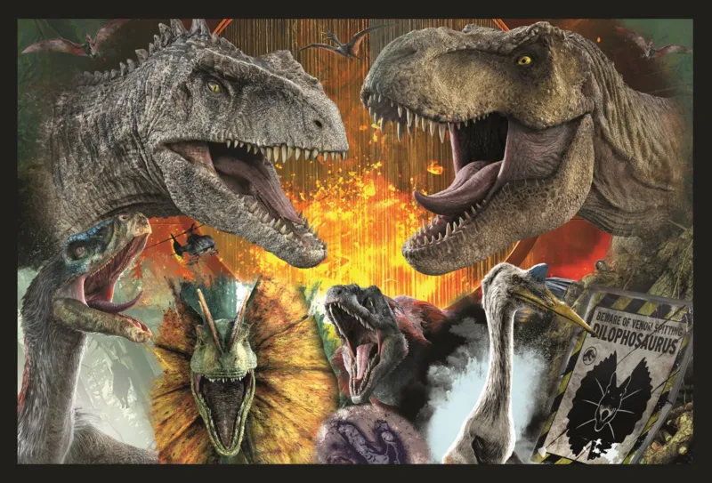 2 Puzzles - Prähistorische Welt - Universal Jurrasic World
