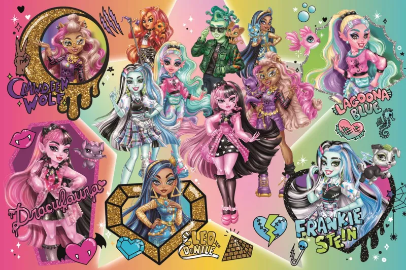 XXL Teile - Zombies Auf Dem Gipfel! - Mattel. Monster High