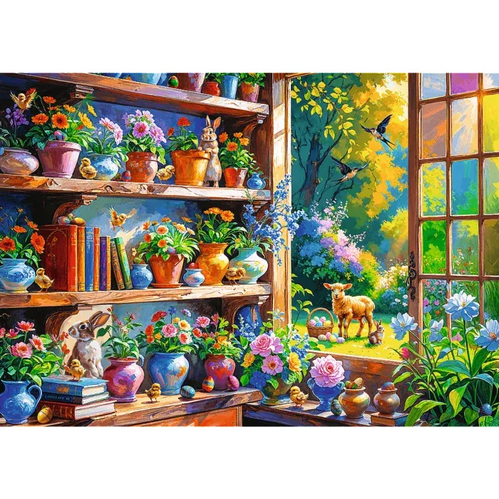 Frühlingsmorgen in der Orangerie