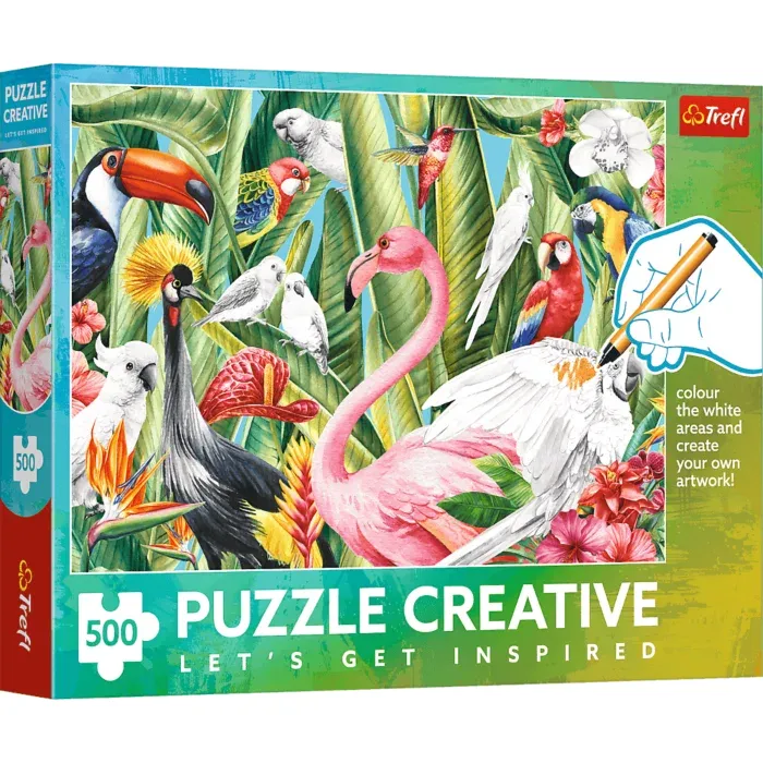 Puzzle Creative - Paradiesvögel