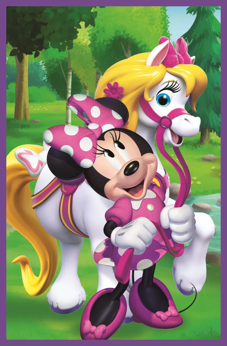 3 Puzzles - Minnie And Friends