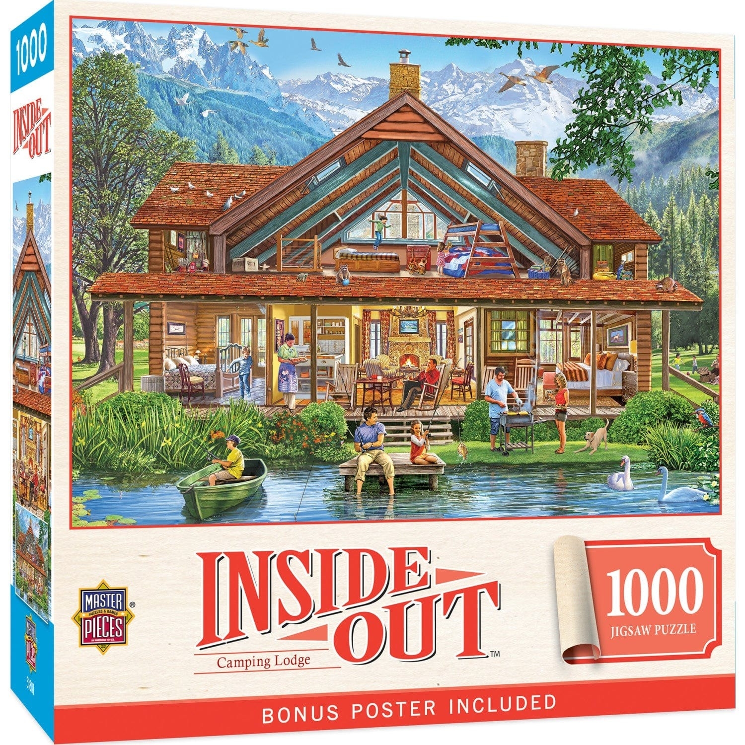 Inside Out - Camping Lodge - Master Pieces - 1000 Teile | planet…