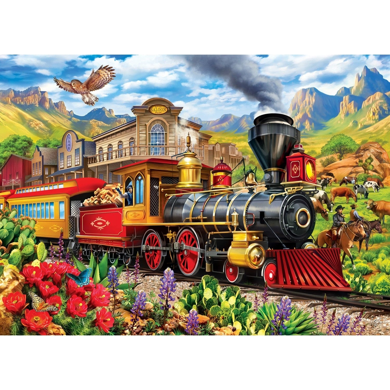 Railways - Nach Westen - Master Pieces - 1000 Teile | planet-puz…