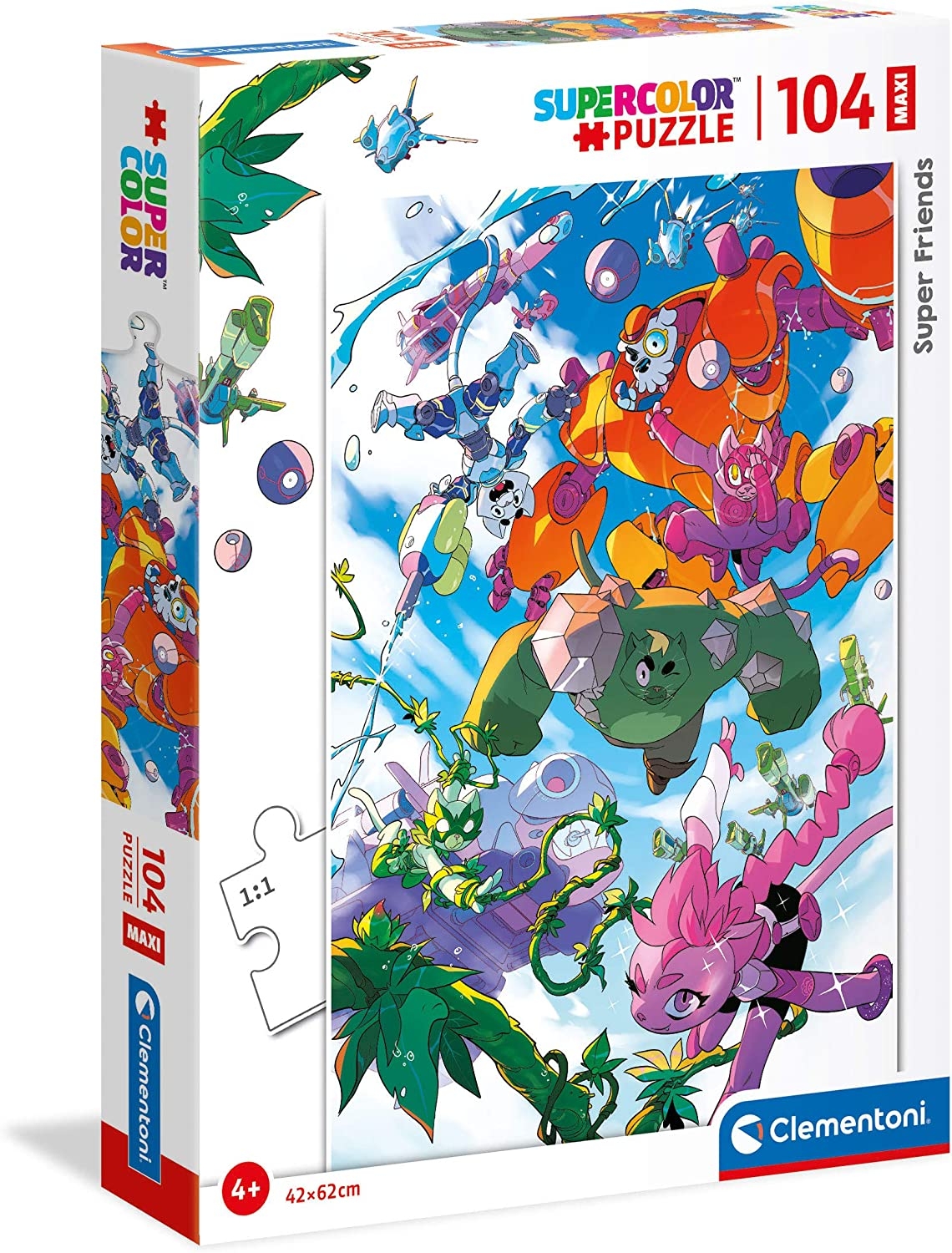 XXL Teile - Superfriends - Clementoni - 104 Teile | planet-puzzl…