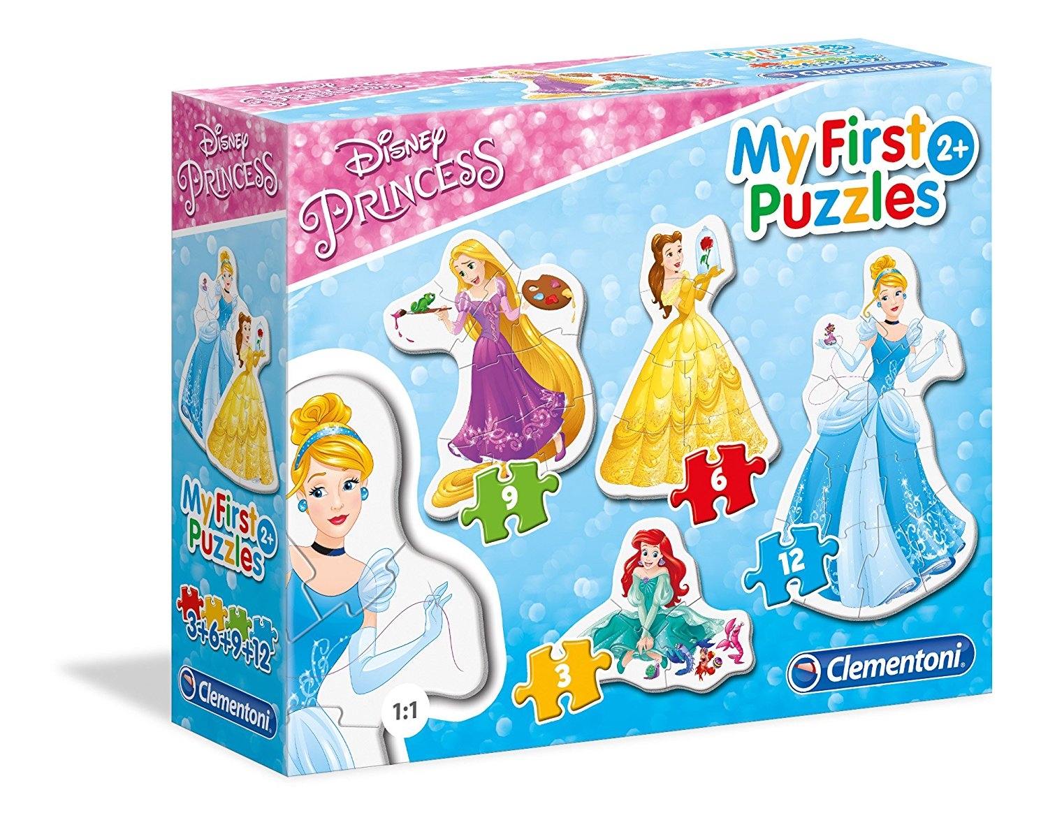 4 Puzzles - My first Puzzles - Disney Princess - Clementoni - 3…