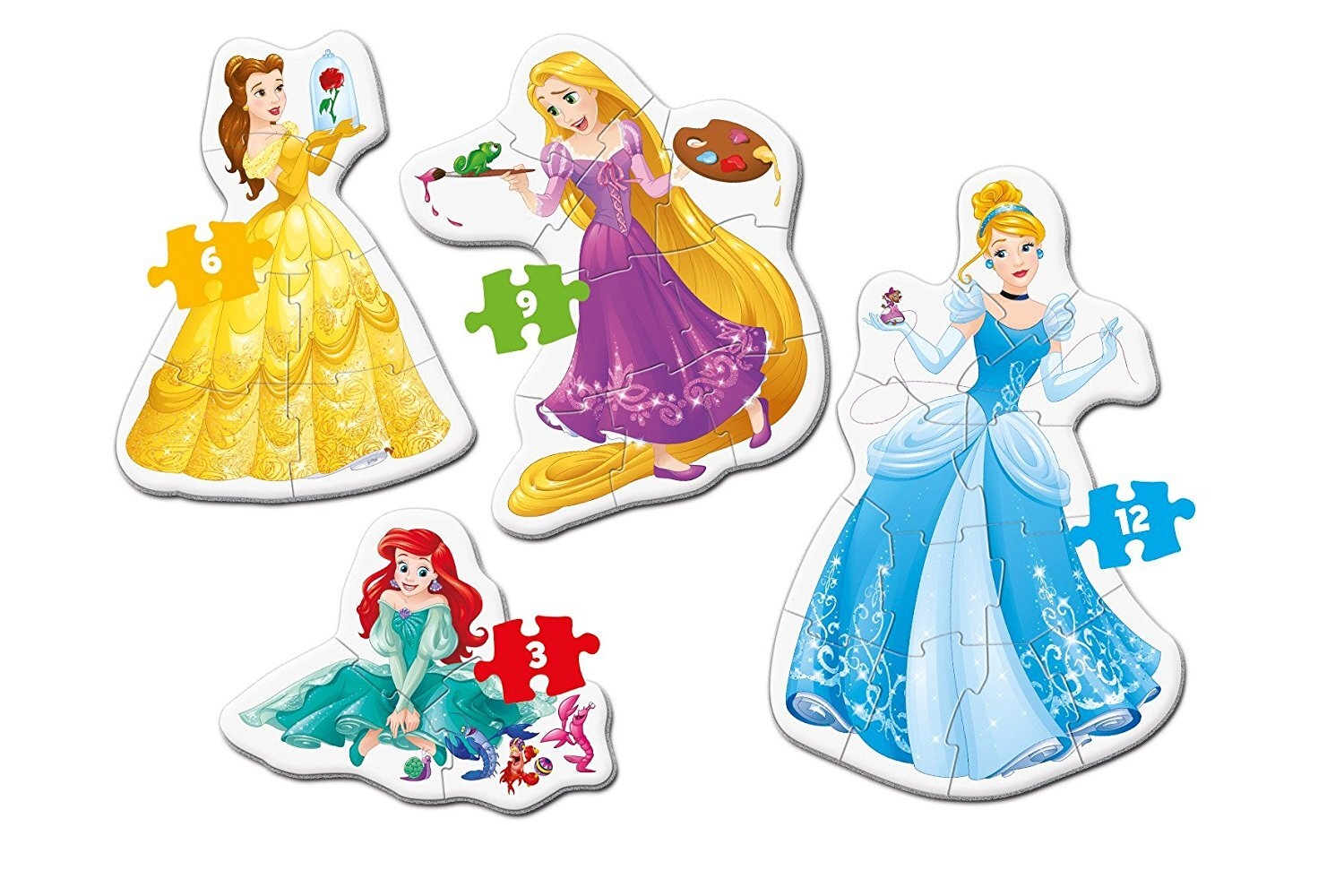 4 Puzzles - My first Puzzles - Disney Princess - Clementoni - 3…