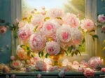 Art Collection - Hot Summer Peonies