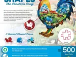 Das Krähen des Hahns - Formpuzzle