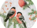 Mini-Puzzle - Winterwald - Vögel