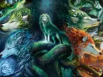 Der Wolf im Herzen der Elemente