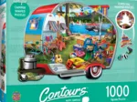 Glückliche Camper - Formpuzzle