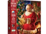 Santa überprüft die Liste