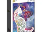 Katze und Schmetterlinge